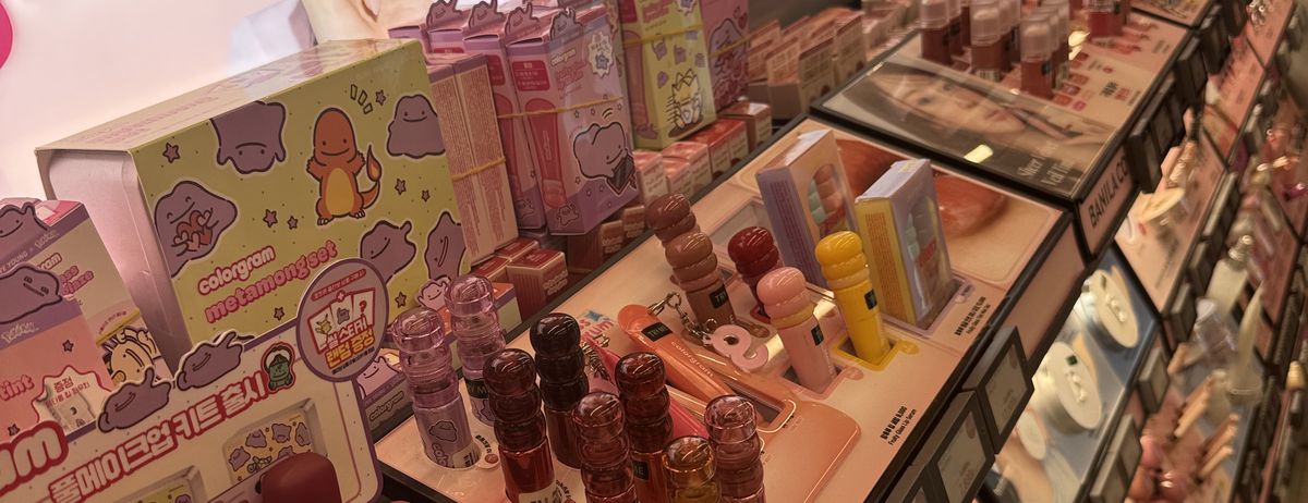 私たちは実際に Olive Young へ足を運びます — リップ